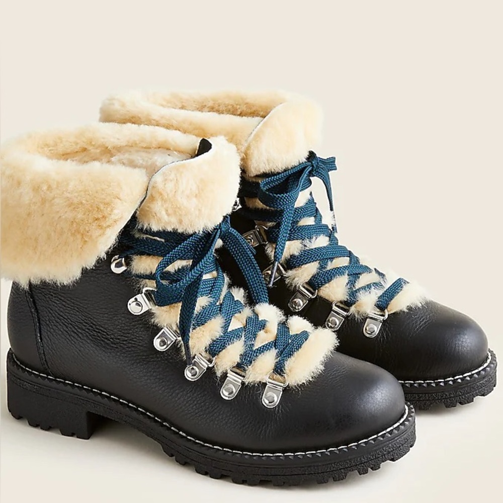 J.Crew Nordic boots in leather